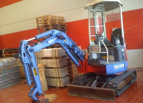 Download Takeuchi TB15FR Mini Compact Excavator Parts Manual