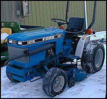 FORD NEW HOLLAND 1215 3 CYLINDER COMPACT TRACTOR MASTER ILLUSTRATED PARTS LIST MANUAL