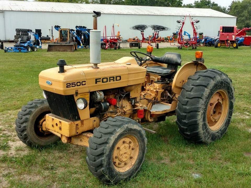 FORD NEW HOLLAND 250C 3 CYLINDER UTILITY TRACTOR MASTER ILLUSTRATED PARTS LIST MANUAL