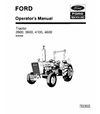 FORD NEW HOLLAND 2600, 3600, 4100, 4600 TRACTOR OPERATOR'S MANUAL