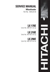 HITACHI LX 170E LX 210E LX 290E WHEEL LOADER FULL COMPLETE SERVICE MANUAL PDF