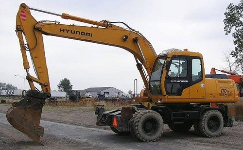 HYUNDAI R170W-3 WHEEL EXCAVATOR SERVICE REPAIR MANUAL