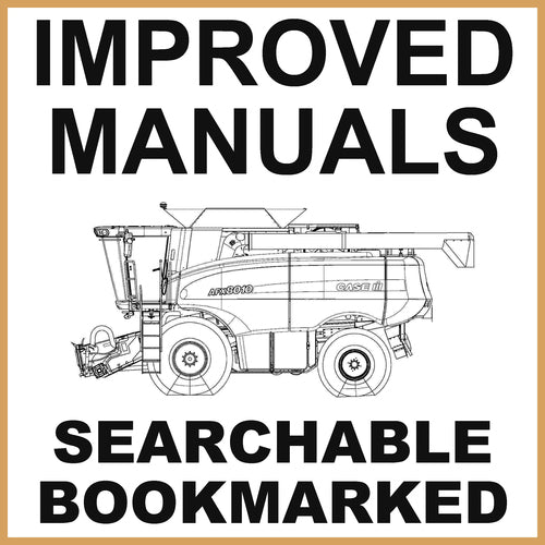 IH Case Axial-Flow AFX8010 Combines Service Manual & Parts Manual - IMPROVED - DOWNLOAD