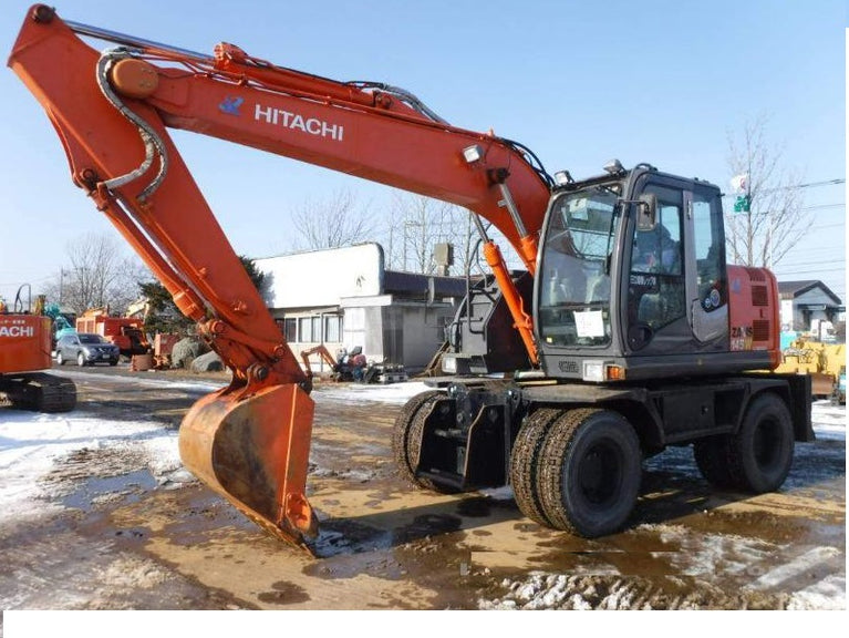 Hitachi ZX 145W-3 Wheeled Excavator Full Complete Service Repair Manual Download
