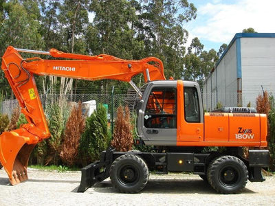 Hitachi Zaxis 180W Wheeled Excavator Full Complete Operator'S Manual Download 