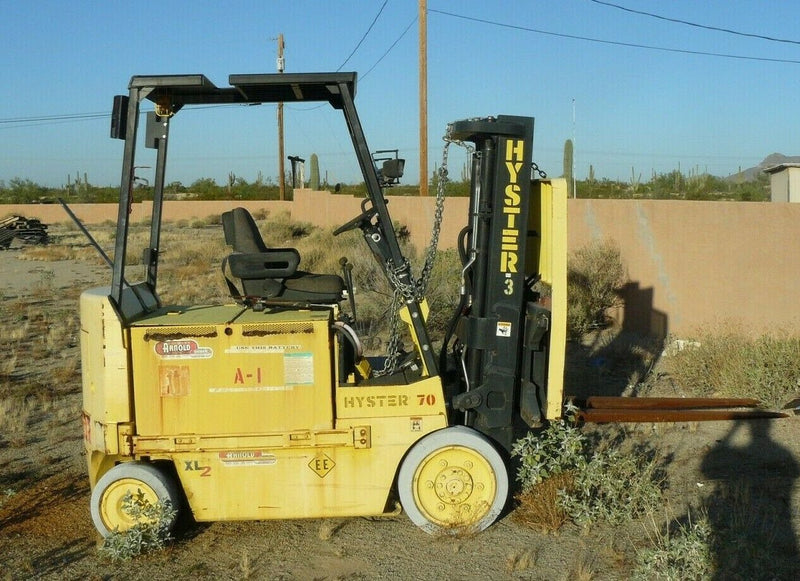 Hyster E70XL, E80XL, E100XL, E100XLS, E120XL Electric Forklift Truck C098 Series Parts Manual (USA)