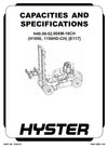 Hyster H1050HD-CH, H1150HD-CH Forklift Truck E117 Series Workshop Service Repair Manual (USA)