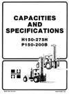 Hyster H150H H165H H180H H200H(S) H225H H250H H275H P150B P200B Llift Truck C007 Series Service Repair Manual