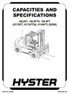 Hyster H170FT, H175FT36, H190FT Forklift Truck A299 Series Workshop Service Manual (USA)