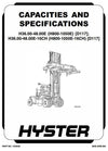 Hyster H36.00E, H40.00E, H44.00E, H48.00E Forklift Truck D117 Series Workshop Service Repair Manual (Europe)