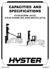 Hyster H360H, H400H, H450H, H400H-EC, H450H-EC Lift Truck A214 series Workshop Service Repair Manual (USA)