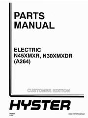 Hyster N30XMXDR3 N45XMXR3 Electric Reach Truck B264 Series Spare Parts Manual
