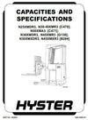 Hyster N30XMXDR3, N45XMXR3 Electric Reach Truck B264 Series Workshop Service Repair Manual