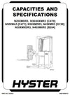 Hyster N40EA, N45EA, N50EA, N40ER, N45ER Electric Forklift Truck C138 Series Workshop Service Manual