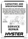 Hyster RS45-27 31CH, RS46-36 41L S LS-CH, RS46-33 38L S LS-IH, RS45-24 28IH C222 Series Service Repair Manual