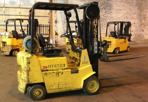 Hyster S25XL, S30XL, S35XL (S1.25-1.50-1.75XL) Diesel LPG Forklift Truck B010 Series Spare Parts List Manual