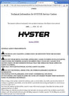 Hyster T1.0 T1.2 T1.5 Electric Fork Lift Truck A462 Series Workshop Service Repair Manual