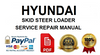 Hyundai HSL850-7A Skid Steer Loader Service Repair Manual 
