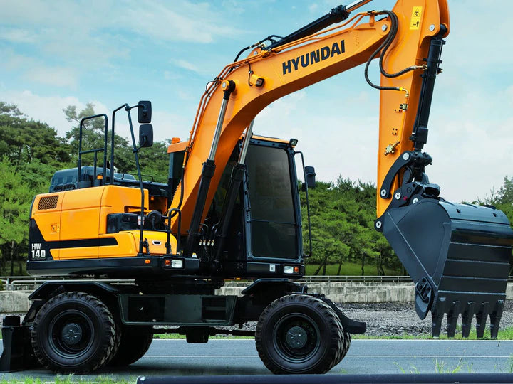 Hyundai HW140 Wheel Excavators Operator Manual Download
