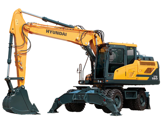  Hyundai HW180 Wheel Excavators Operator Manual Download