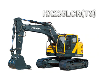 Hyundai HX235LCRT3 Crawler Excavator Operator Manual Download
