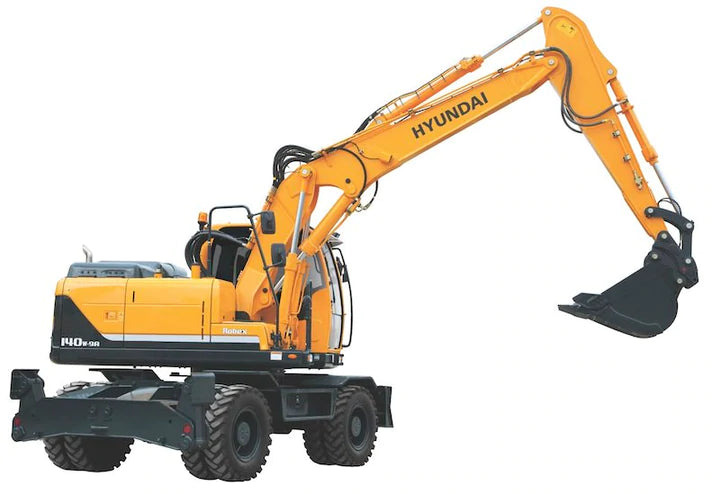 Hyundai R140W-9A Wheel Excavators Operator Manual Download