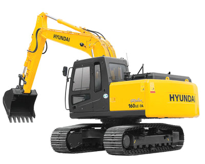 Hyundai R160LC-7 Crawler Excavator Operator Manual Download