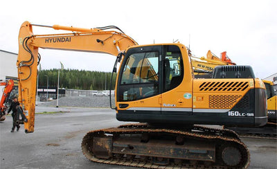 Hyundai R160LC-9A Crawler Excavator Operator Manual Download