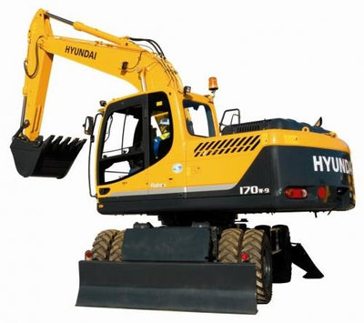 Hyundai R170W-9 Wheel Excavators Operator Manual Download