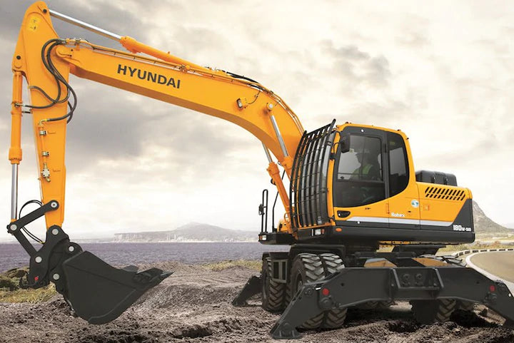 Hyundai R180W-9A Wheel Excavators Operator Manual Download