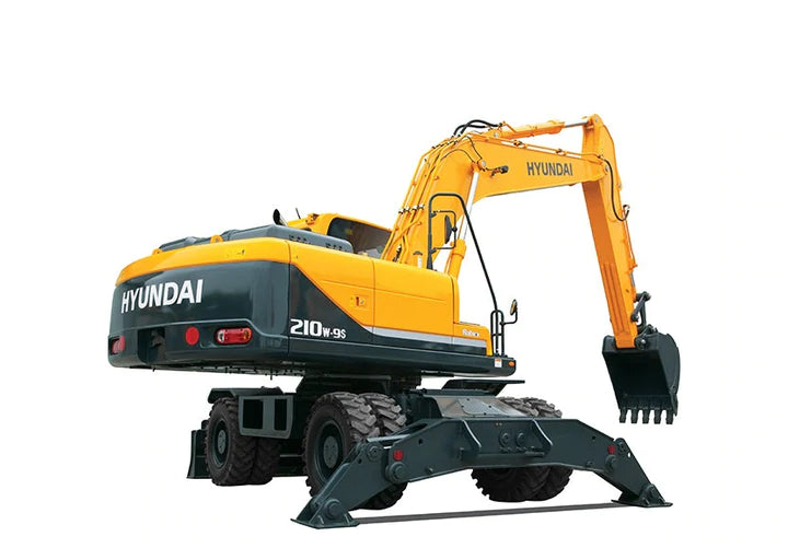 Hyundai R210W-9S Wheel Excavators Operator Manual Download