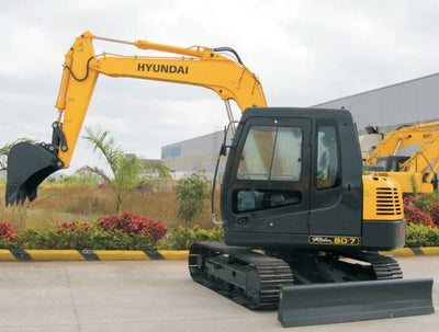 Hyundai R80-7 Crawler Excavator Operator Manual Download