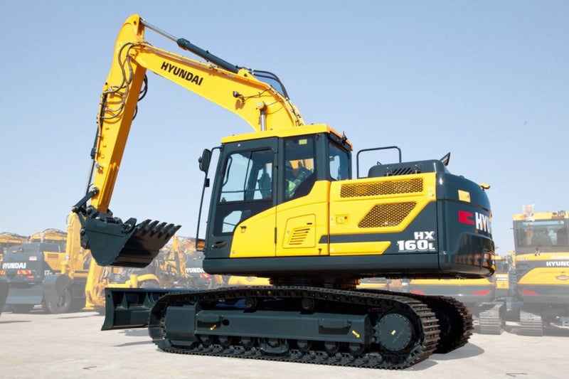 Hyundai HX160L, HX180L Crawler Excavator Service Repair Manual