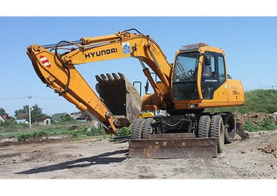 Hyundai R130W-3 Wheel Excavator Workshop Service Repair Manual