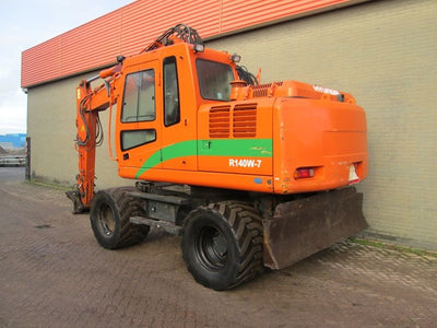 Hyundai R140W-7 Wheel Excavator Service Repair Manual