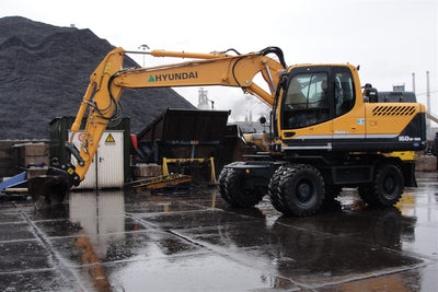 Hyundai R160w 9a Wheeled Excavator Service Repair Manual