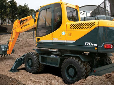 Hyundai R170W-9S Wheel Excavator Service Repair Manual