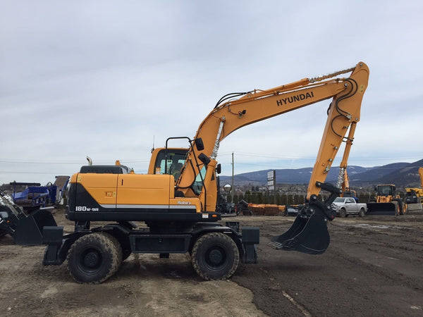 Hyundai R180w 9a Wheeled Excavator Service Repair Manual