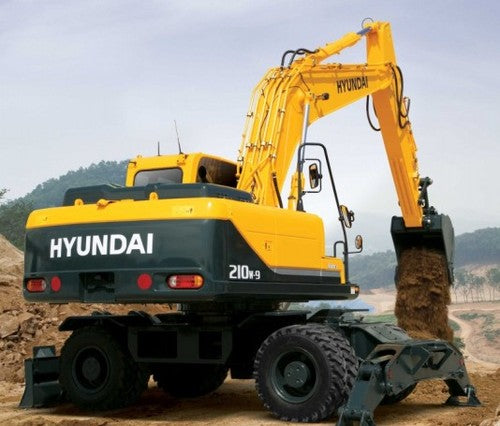 Hyundai R210W-9A Wheel Excavator Service Repair Manual