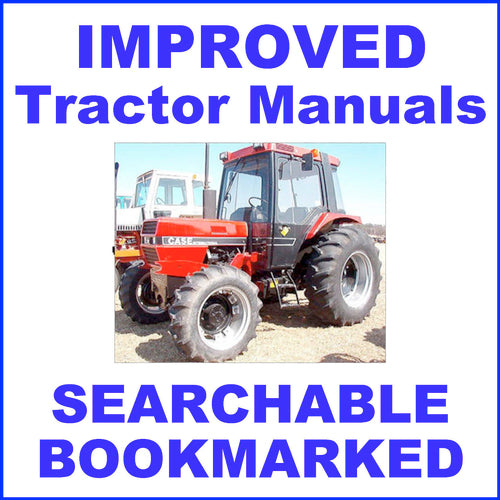 IH Case 85 Series Tractor Factory Service Manual & Operators Instruction Manual - IMPROVED - DOWNLOAD IH Case 85 Series Tractor Factory Service Manual & Operators Instruction Manual - IMPROVED - DOWNLOAD