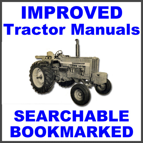IH International 856 Tractor Service Repair Manual & Operators Instruction Manual - IMPROVED - DOWNLOAD IH International 856 Tractor Service Repair Manual & Operators Instruction Manual - IMPROVED - DOWNLOAD