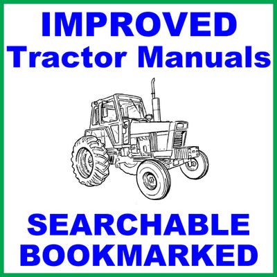 IH International Case 584 Tractor Repair Service Manual & Factory Tractor Operators Manual