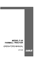 Case IH Tractor Model F-30 Farmall Operator’s Manual INT-5142A