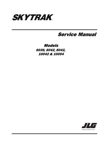 Download JLG SkyTrak 6036, 6042, 8042, 10042 & 10054 ANSI Telehandler Service Repair Manual