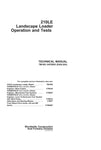 John Deere 210LE Landscape Loader Operation and Test Manual TM1691