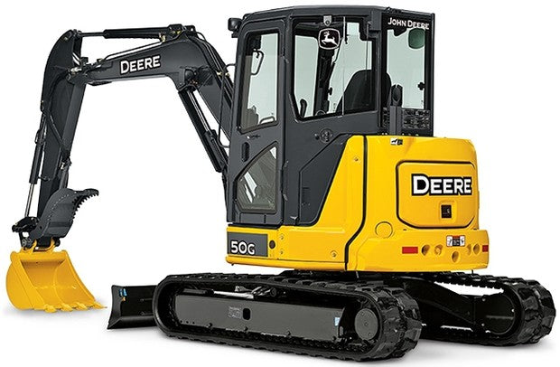 John Deere 50G Compact Excavator Operation & Test Service Manual TM12885