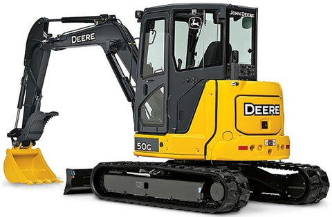 John Deere 50G Compact Excavator w.FT4 engine Operate & Maintenance Manual OMT333114