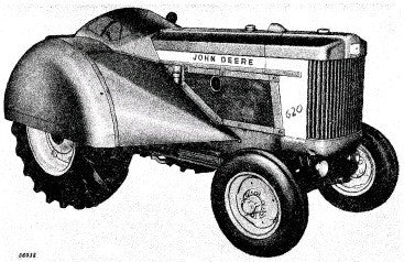John Deere 620 Series Orchard Tractor Gasoline, All-fuel and LP-Gas Operator's Manual omr2073