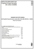 John Deere 6650, 6750, 6850, 6950 Self-Propelled Forage Harvester Operation and Test Service Manual TM4549