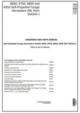 John Deere 6650, 6750, 6850, 6950 Self-Propelled Forage Harvester Operation and Test Service Manual TM4631